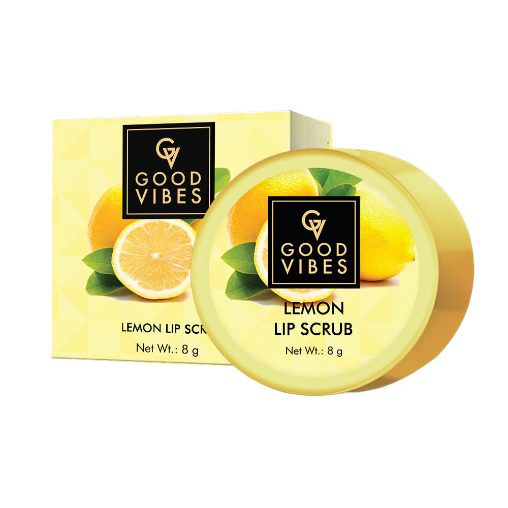 Good Vibes Lip Scrub - Lemon | Grocsy