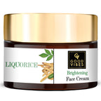 Good Vibes Liquorice Brightening Face Cream | Grocsy