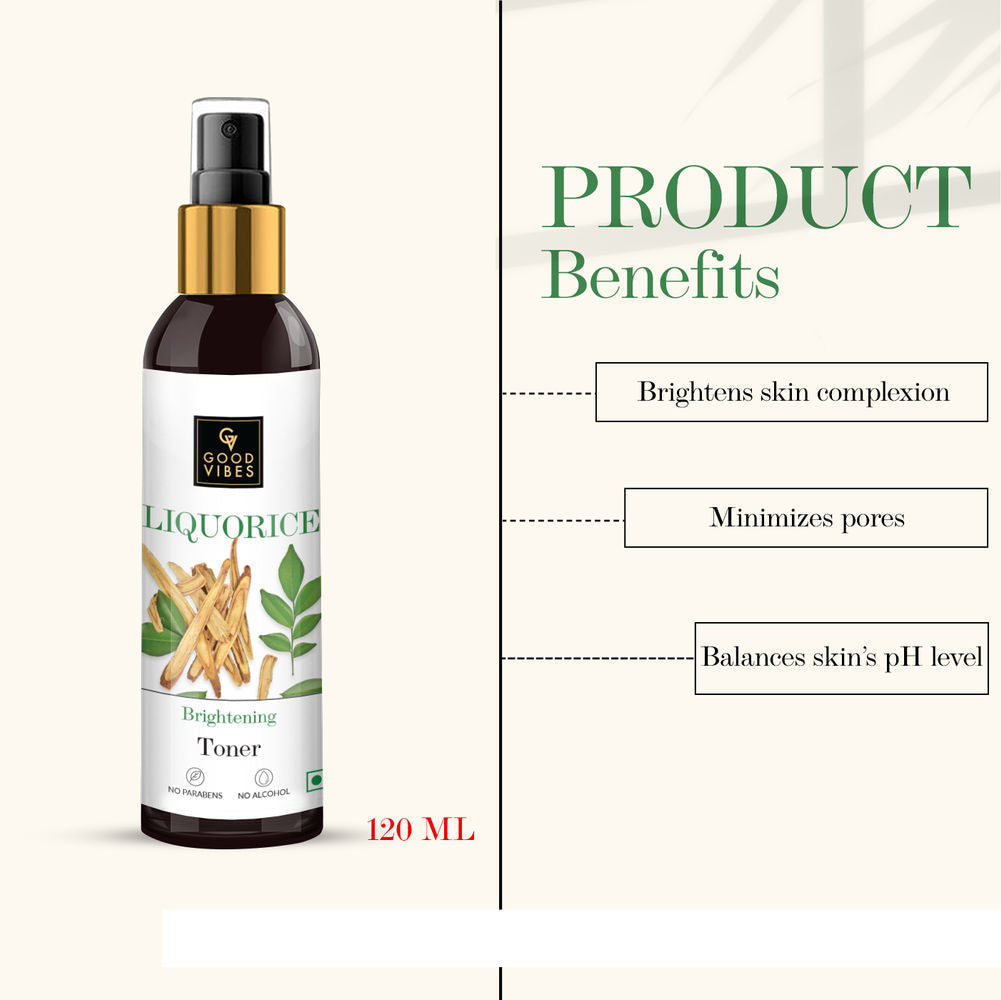 Good Vibes Liquorice Brightening Toner | Grocsy