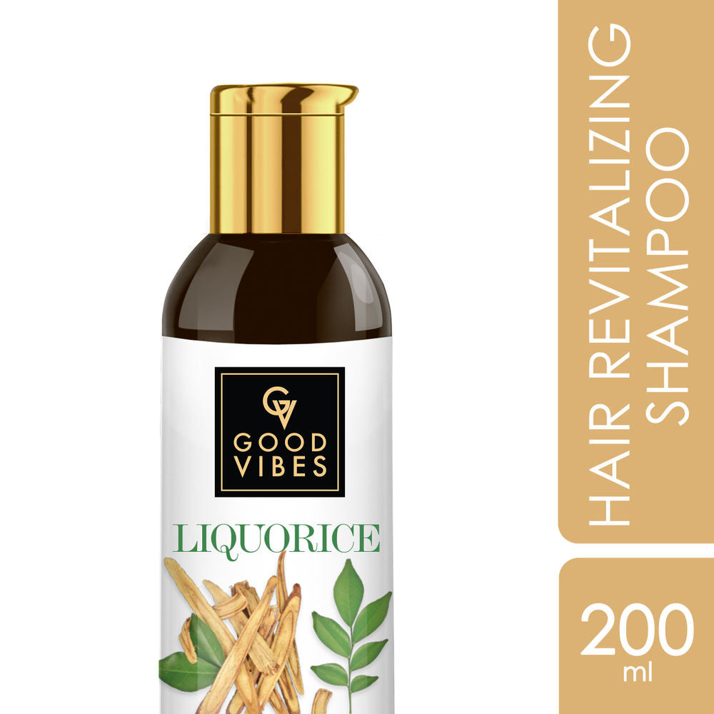 Good Vibes Liquorice Hair Revitalizing Shampoo | Grocsy