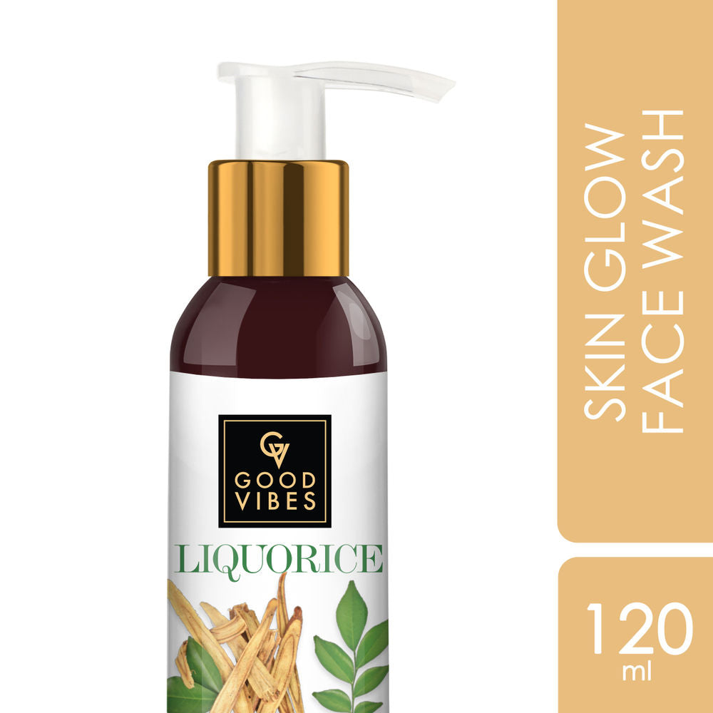 Good Vibes Liquorice Skin Glow Face Wash | Grocsy