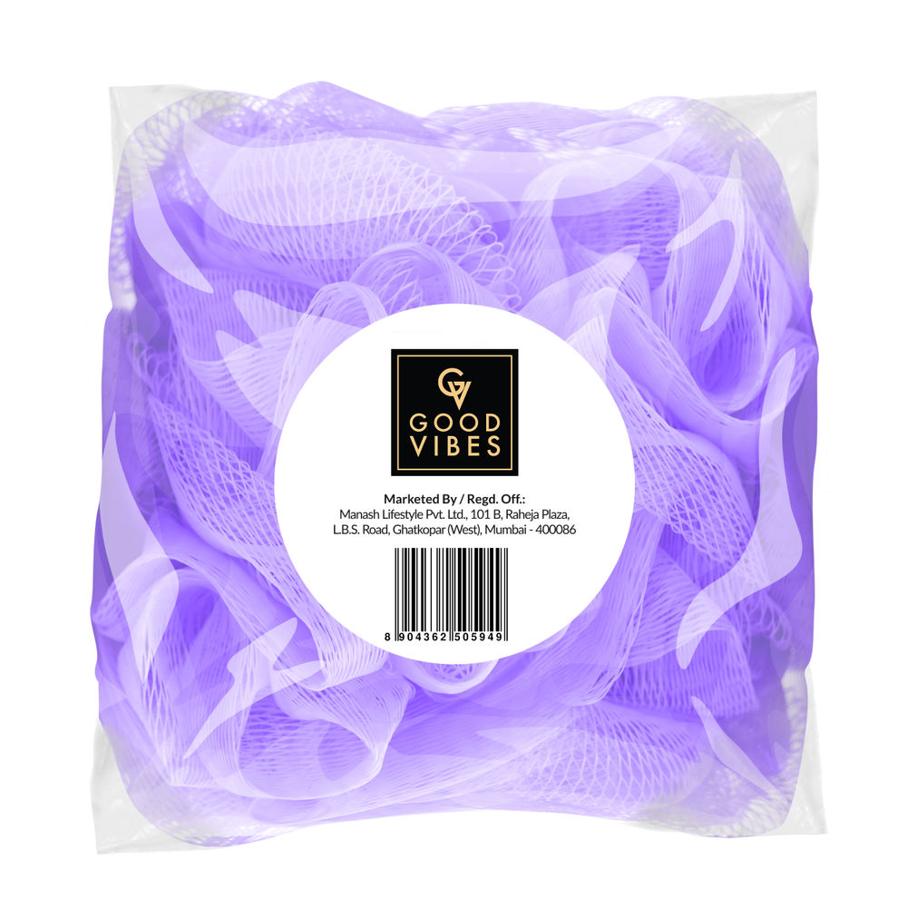 Good Vibes Loofah - Purple | Grocsy
