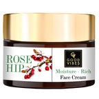 Good Vibes Rosehip Moisture Rich Face Cream | Grocsy