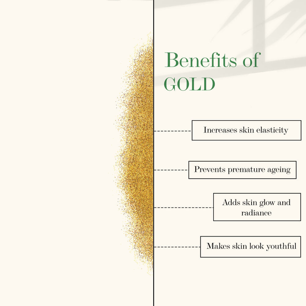 Good Vibes Gold Natural Glow Facial Kit | Grocsy