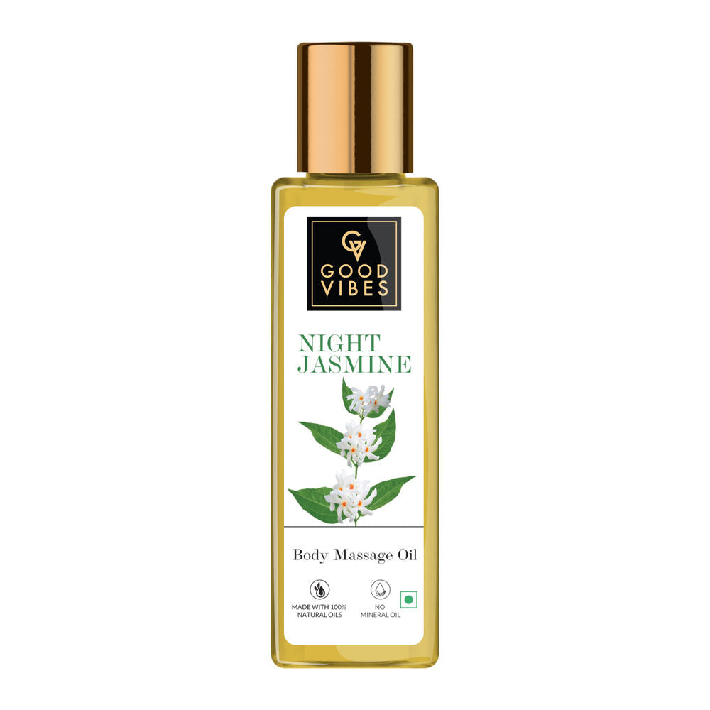 Good Vibes Night Jasmine Body Massage Oil | Grocsy