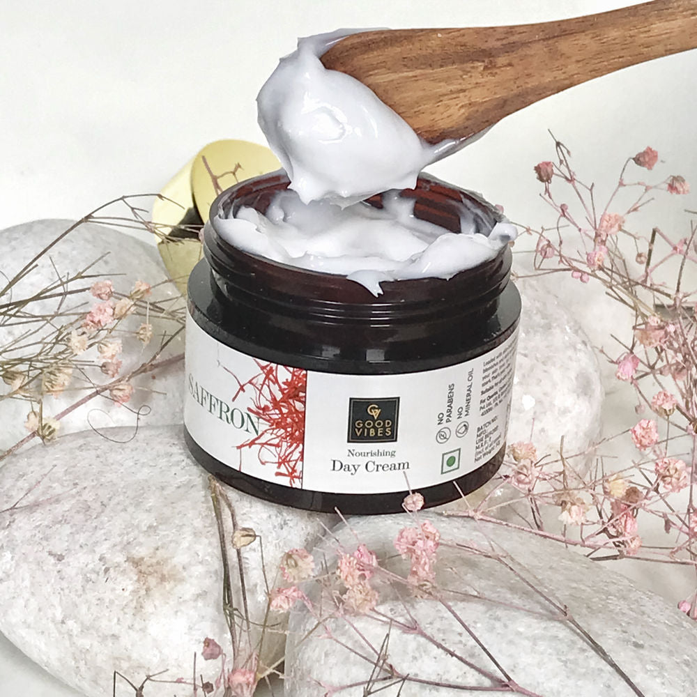 Good Vibes Saffron Nourishing Day Cream | Grocsy
