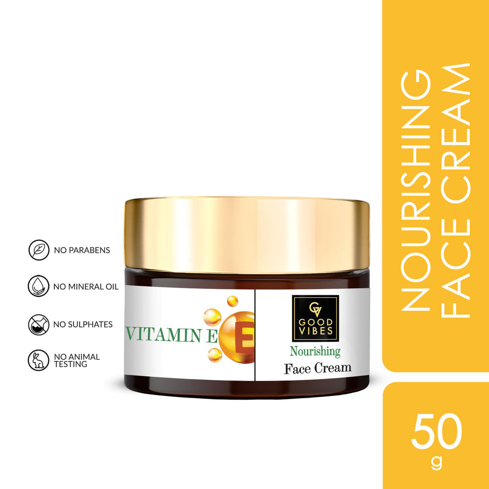 Good Vibes Vitamin E Nourishing Face Cream | Grocsy