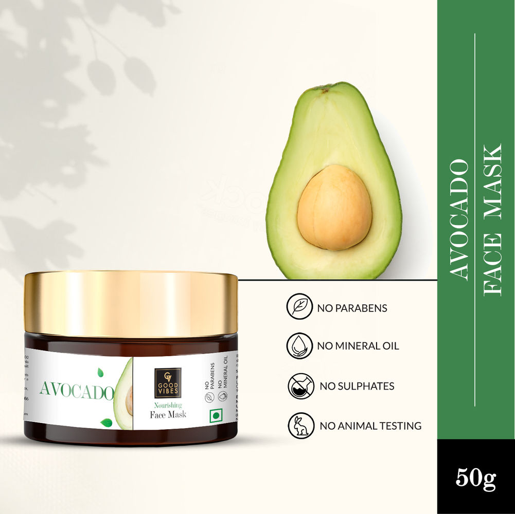 Good Vibes Nourishing Face Mask - Avocado | Grocsy