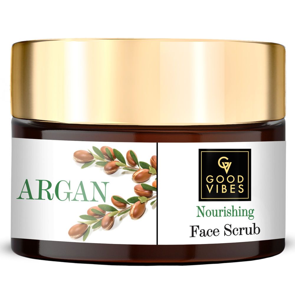 Good Vibes Nourishing Face Scrub - Argan | Grocsy