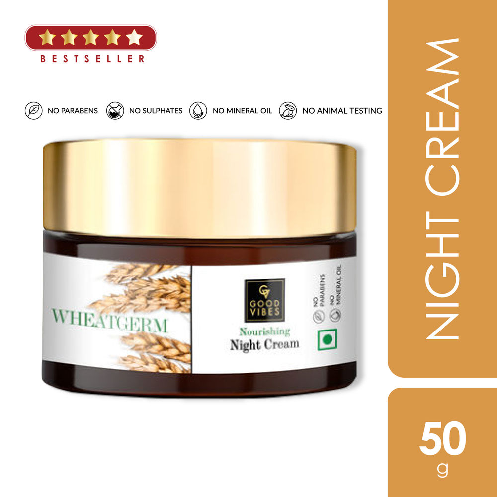 Good Vibes Wheatgerm Nourishing Night Cream | Grocsy