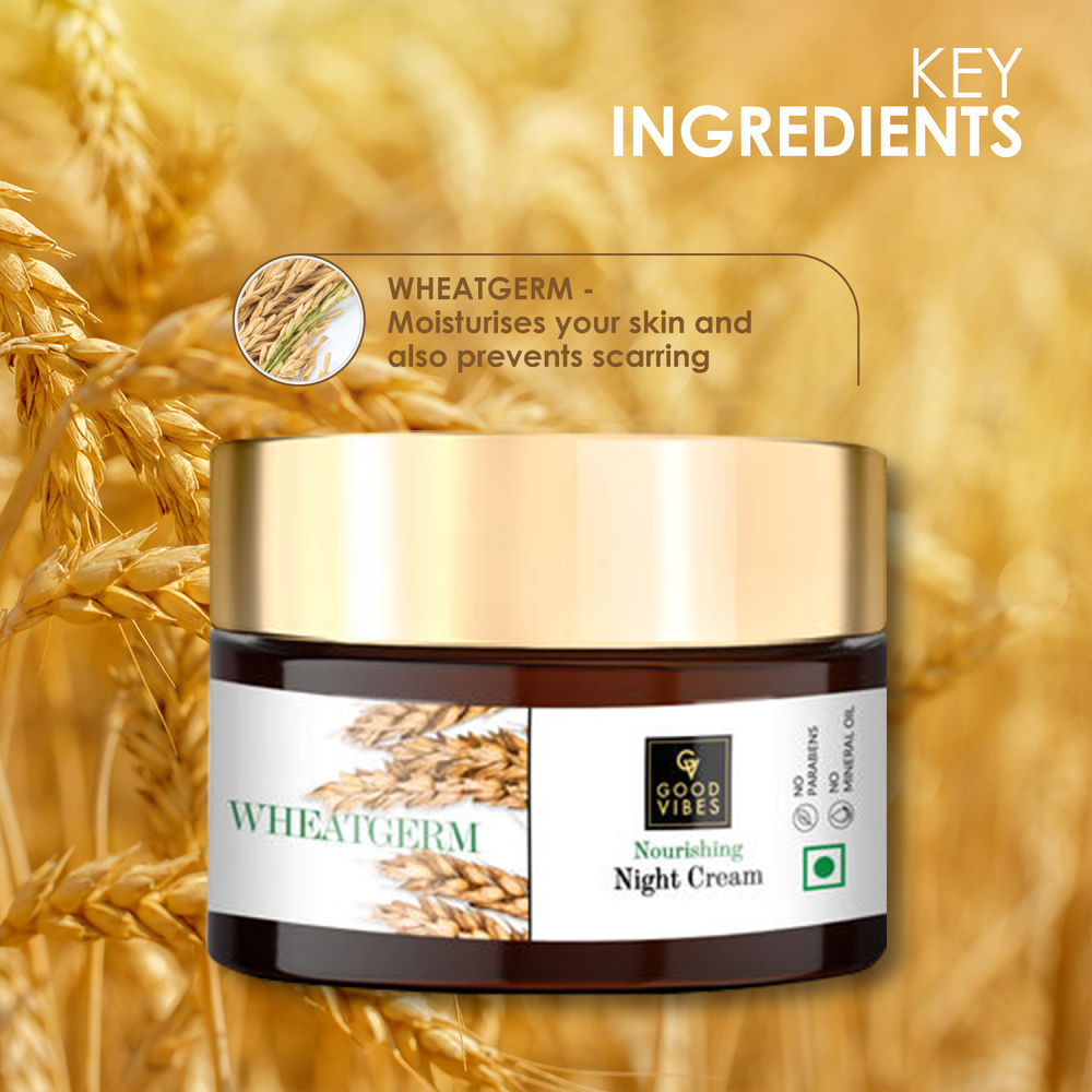Good Vibes Wheatgerm Nourishing Night Cream | Grocsy