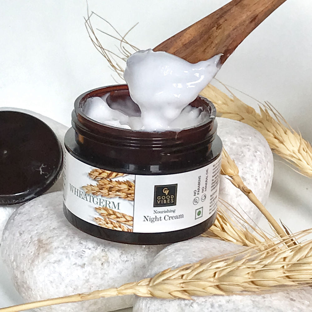Good Vibes Wheatgerm Nourishing Night Cream | Grocsy