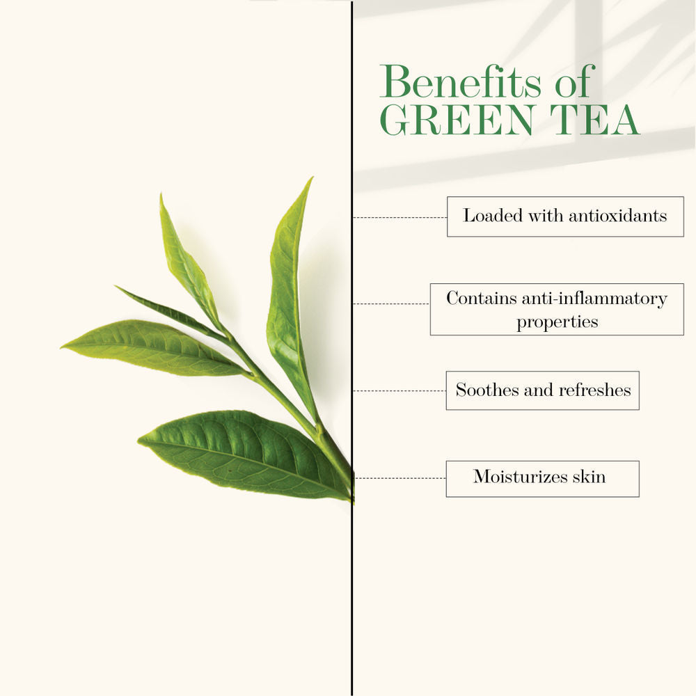 Good Vibes Moisturizing Makeup Cleansing Lotion - Green Tea | Grocsy