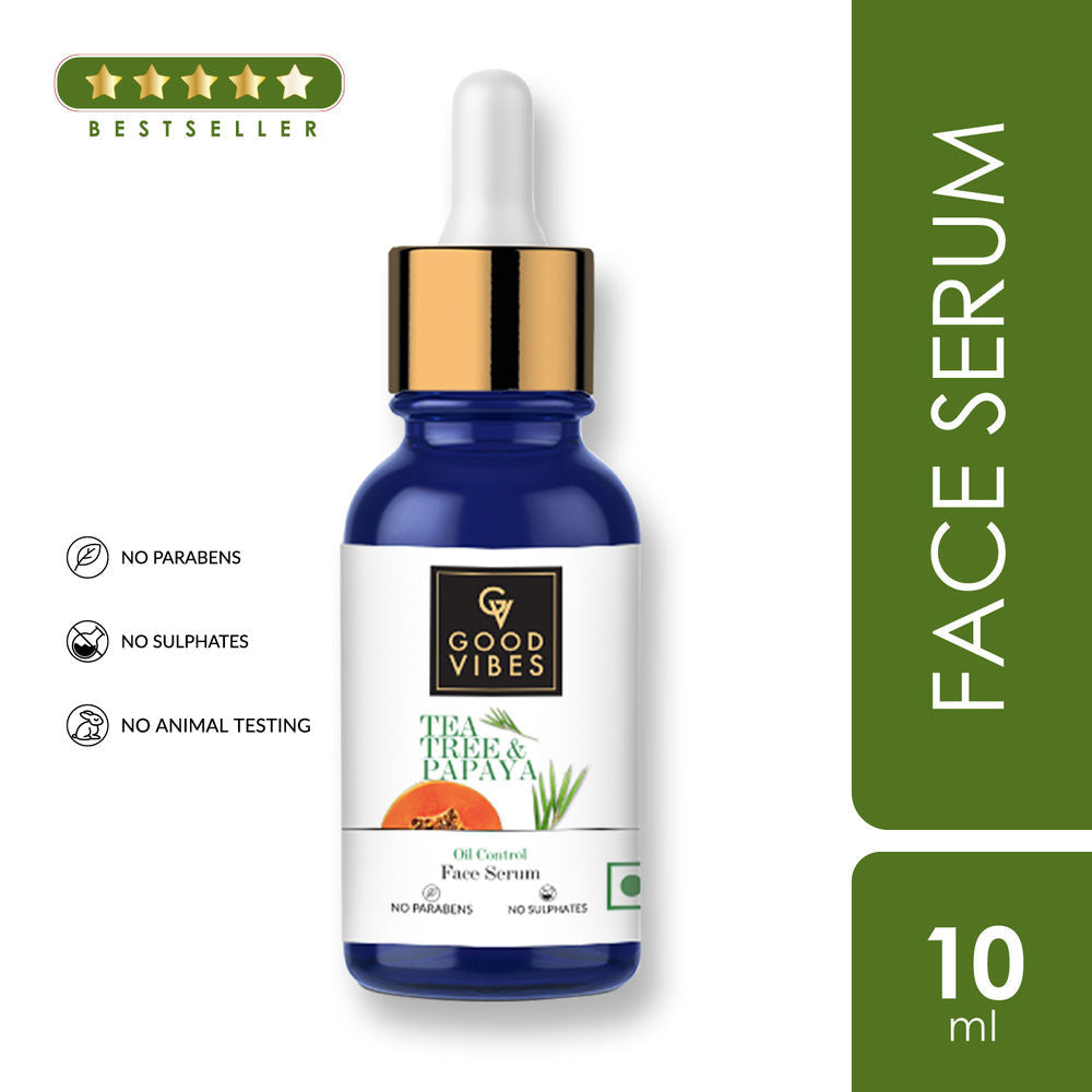 Good Vibes Tea Tree & Papaya Oil Control Serum | Grocsy