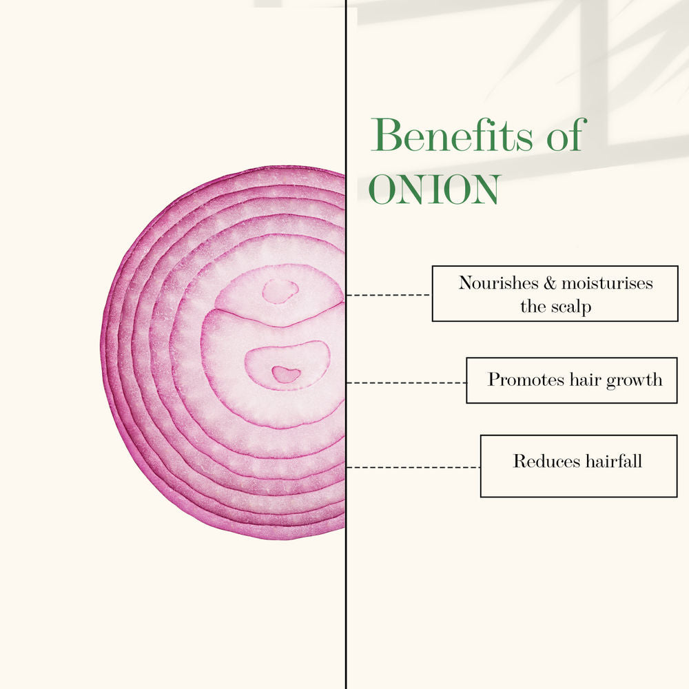 Good Vibes Onion Hair Fall Control Hair Serum | Grocsy