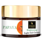 Good Vibes Papaya Brightening Light Gel Cream | Grocsy