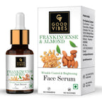 Good Vibes Frankincense & Almond Wrinkle Control & Brightening Serum | Grocsy