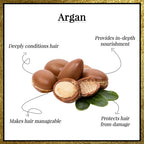 Good Vibes Argan & Almond Nourishing & Moisturizing Hair Serum | Grocsy
