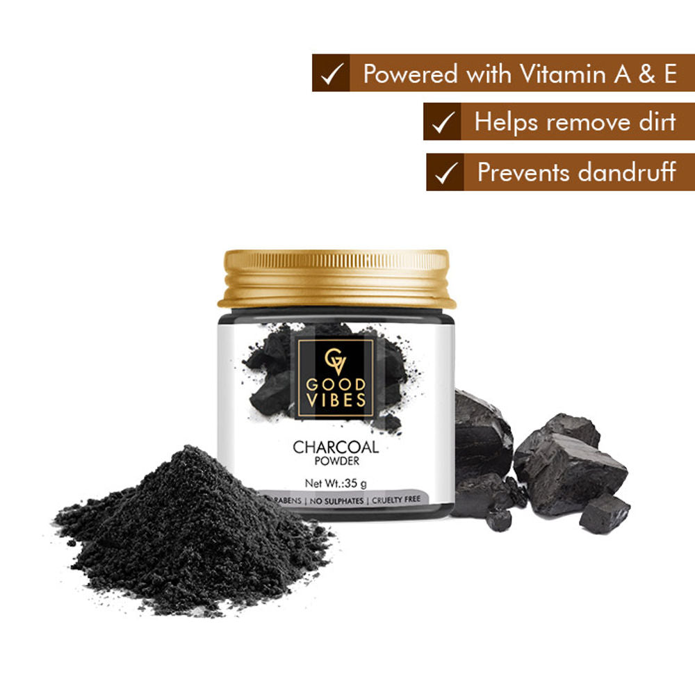 Good Vibes Charcoal Powder | Grocsy
