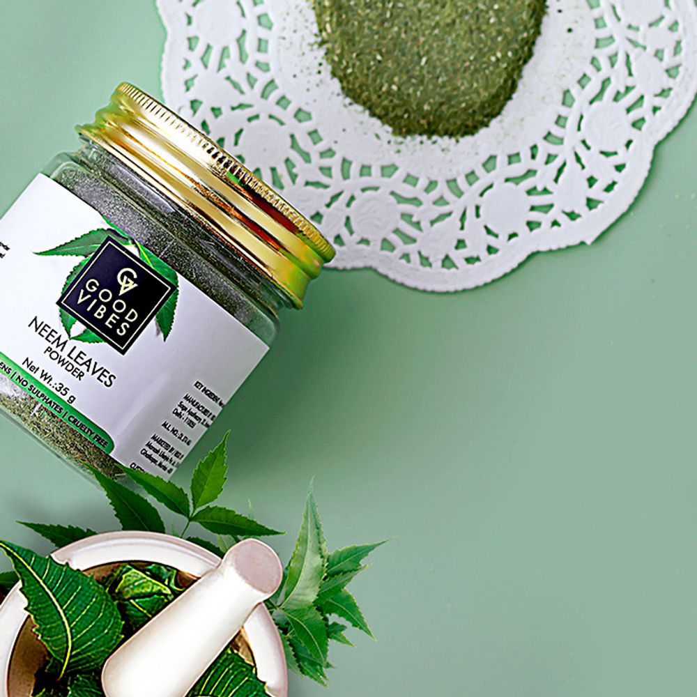 Good Vibes Neem Leaves Powder | Grocsy