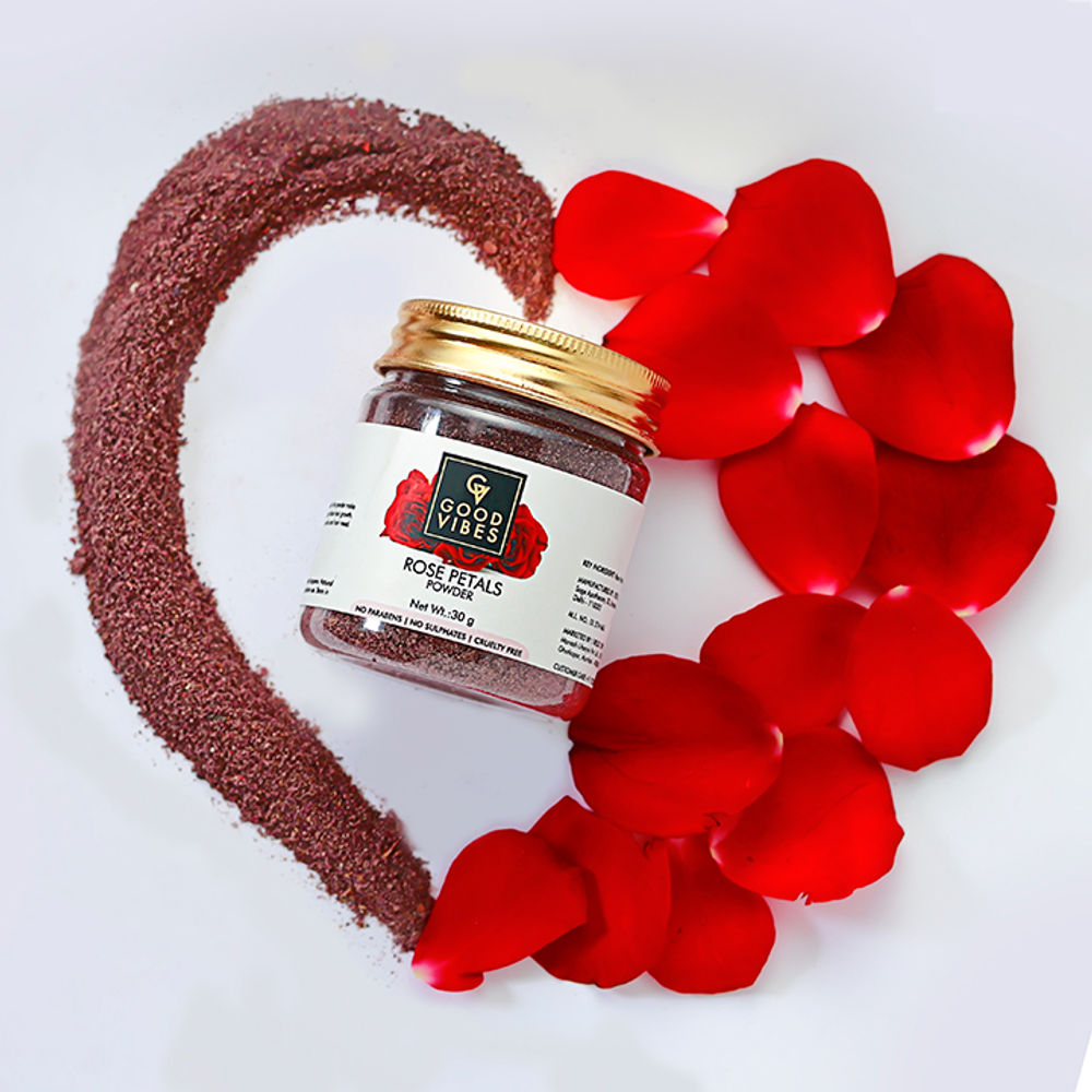 Good Vibes Rose Petals Powder | Grocsy
