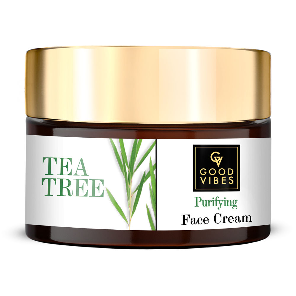 Good Vibes Tea Tree Purifying Face Cream | Grocsy