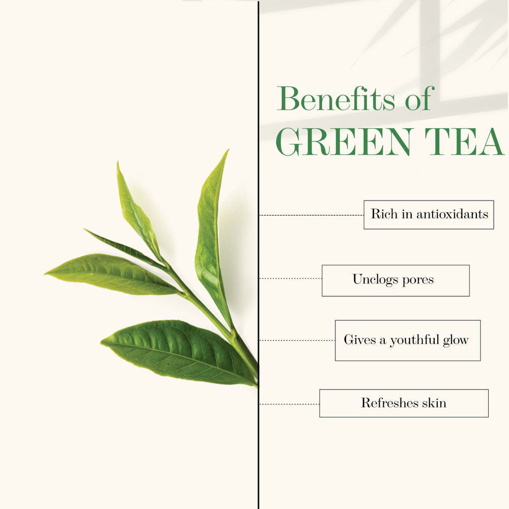 Good Vibes Green Tea Purifying Face Scrub | Grocsy