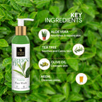 Good Vibes Green Tea Purifying Face Wash | Grocsy