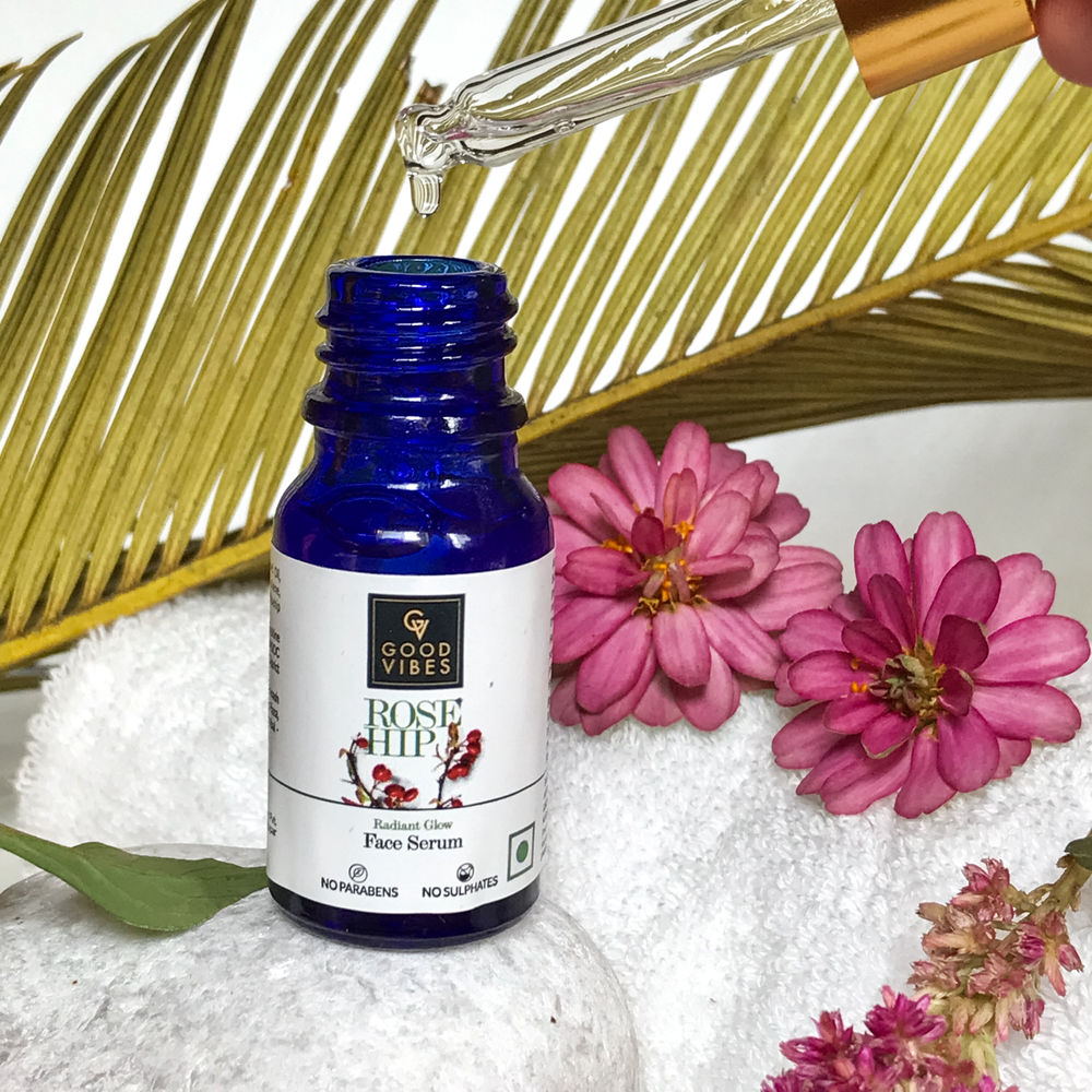 Good Vibes Rosehip Radiant Glow Face Serum | Grocsy