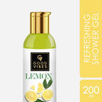 Good Vibes Lemon Refreshing Shower Gel | Grocsy