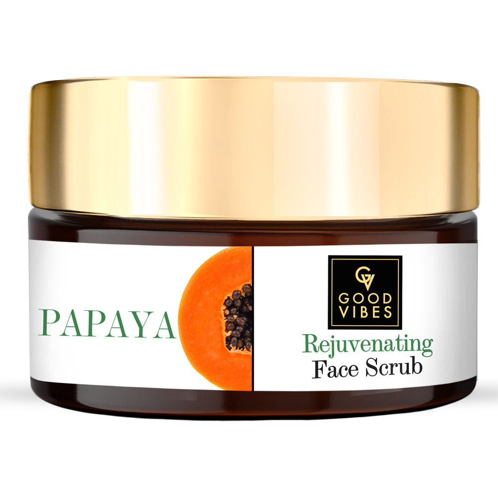 Good Vibes Papaya Rejuvenating Face Scrub | Grocsy
