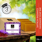 Good Vibes Saffron Radiance Handmade Soap Bar | Grocsy