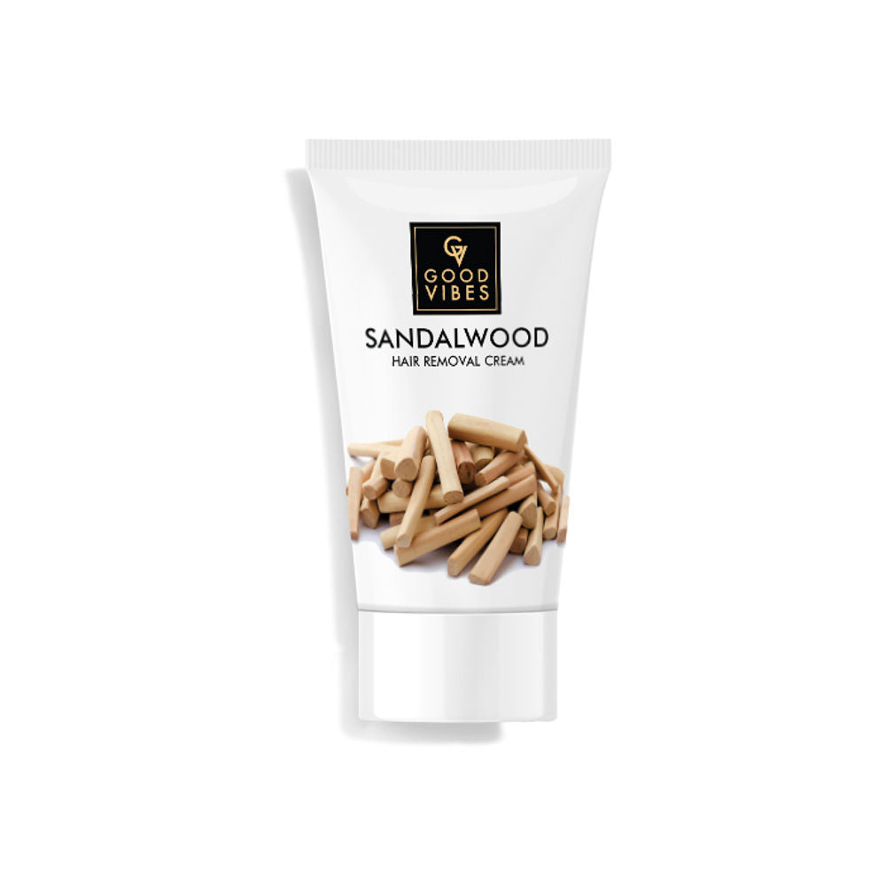 Good Vibes Sandalwood Hair Removal Cream | Grocsy