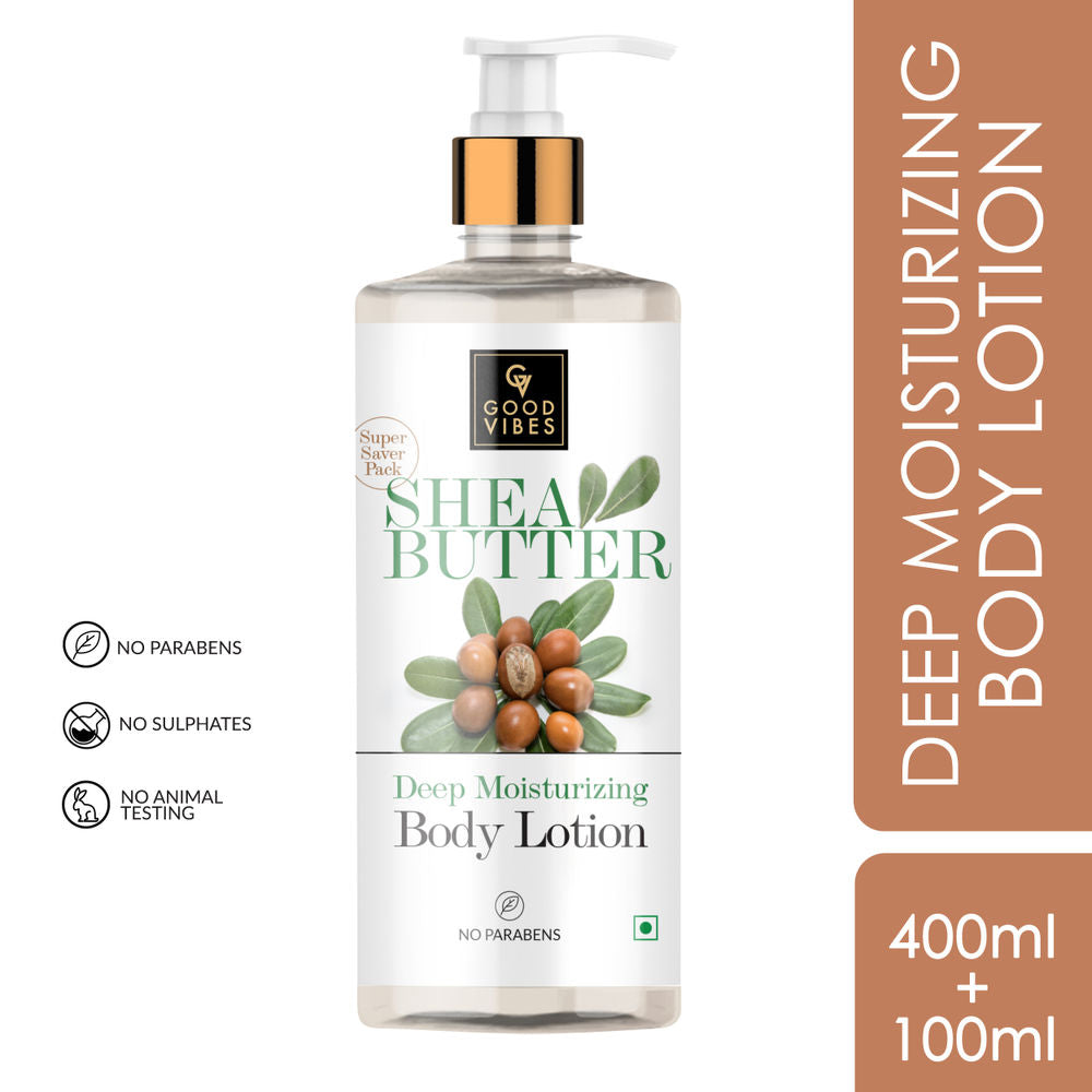 Good Vibes Shea Butter Deep Moisturizing Body Lotion | Grocsy