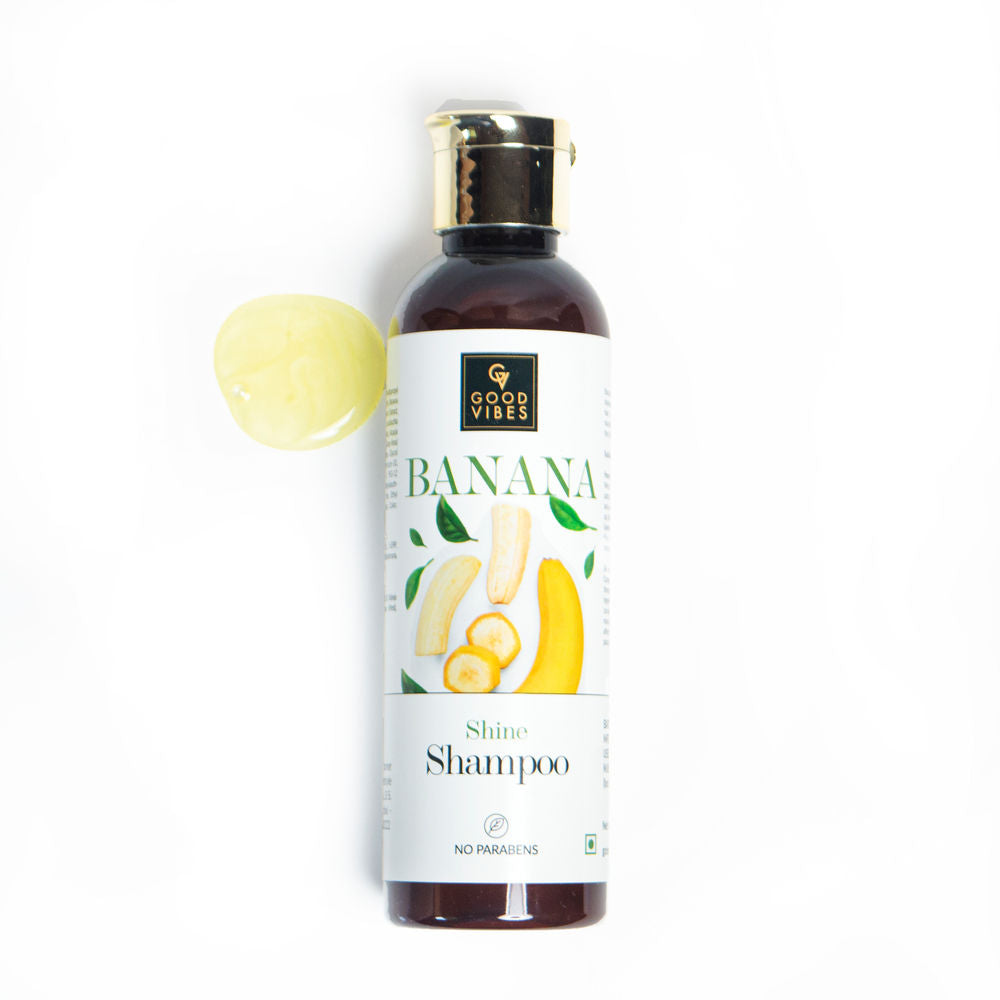 Good Vibes Banana Shine Shampoo | Grocsy