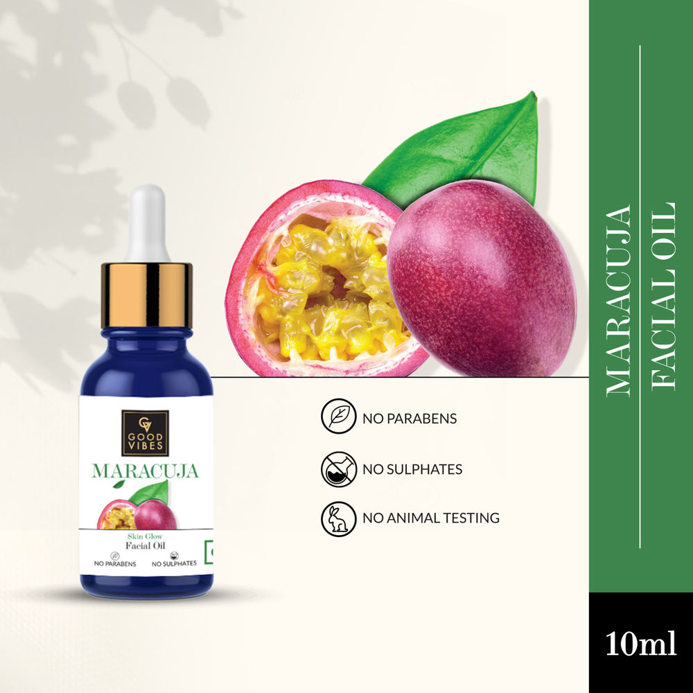 Good Vibes Skin Glow Facial Oil - Maracuja | Grocsy