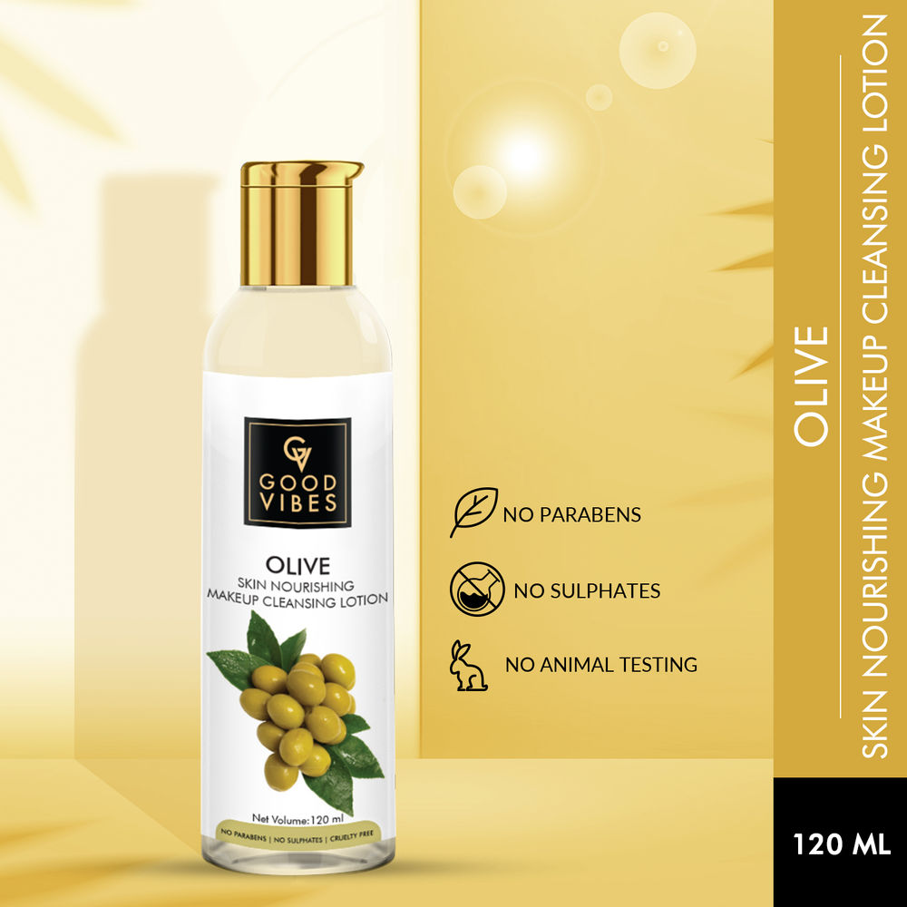 Good Vibes Skin Nourishing Makeup Cleansing Lotion - Olive | Grocsy