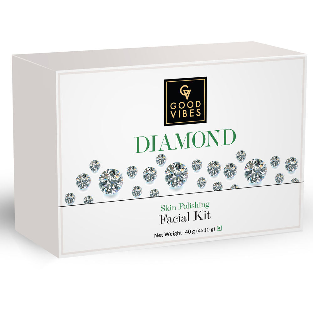 Good Vibes Skin Polishing Facial Kit - Diamond | Grocsy
