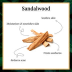 Good Vibes Skin Soothing Facial Kit - Sandalwood | Grocsy