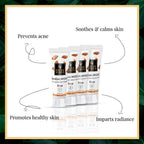 Good Vibes Skin Soothing Facial Kit - Sandalwood | Grocsy