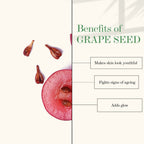 Good Vibes Grape Seed Skin Tightening Facial Oil | Grocsy