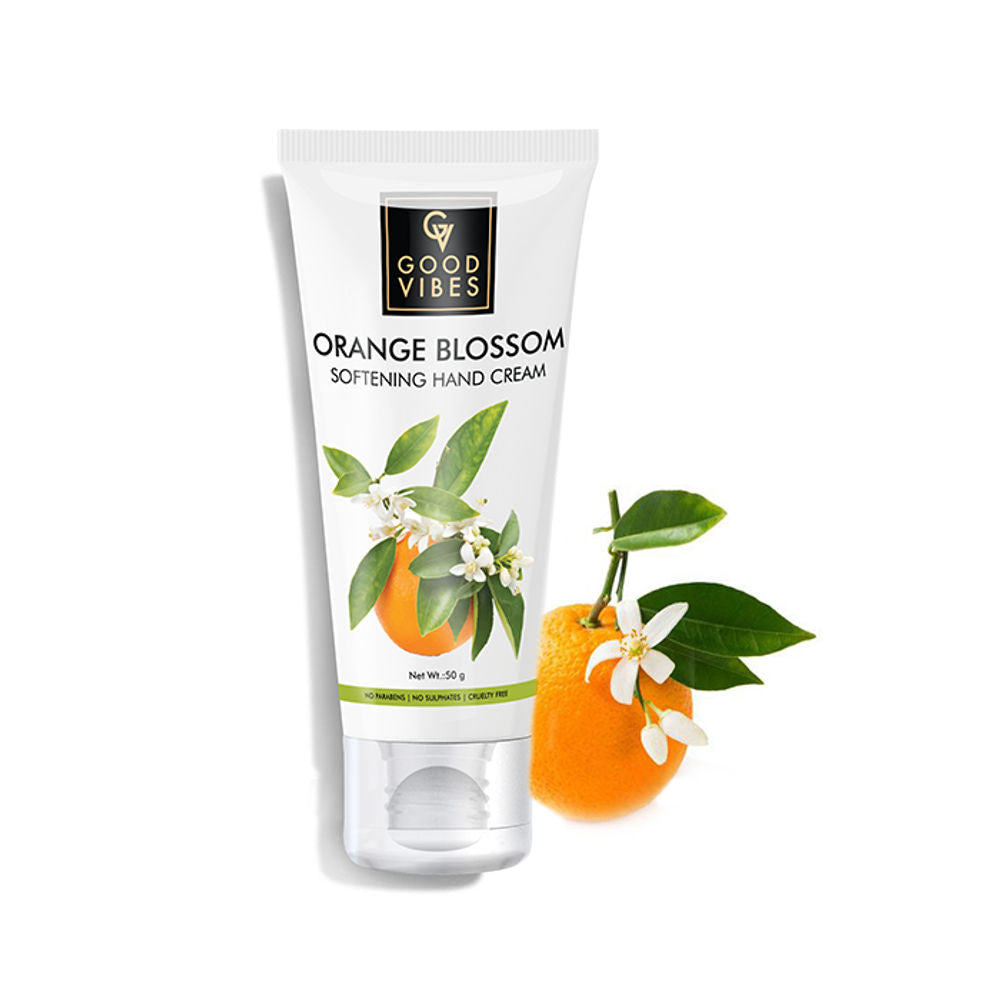 Good Vibes Softening Hand Cream - Orange Blossom | Grocsy
