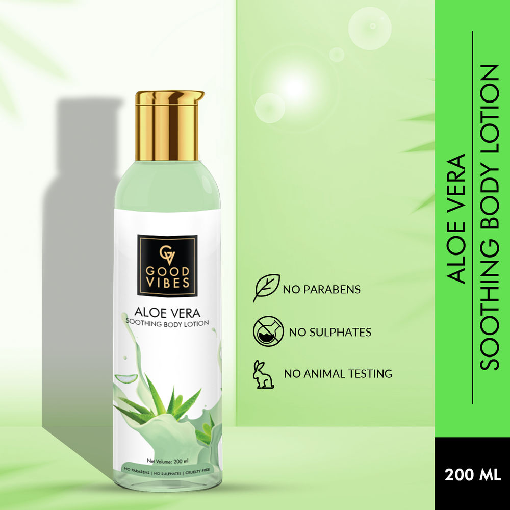 Good Vibes Soothing Body Lotion -Aloe Vera | Grocsy