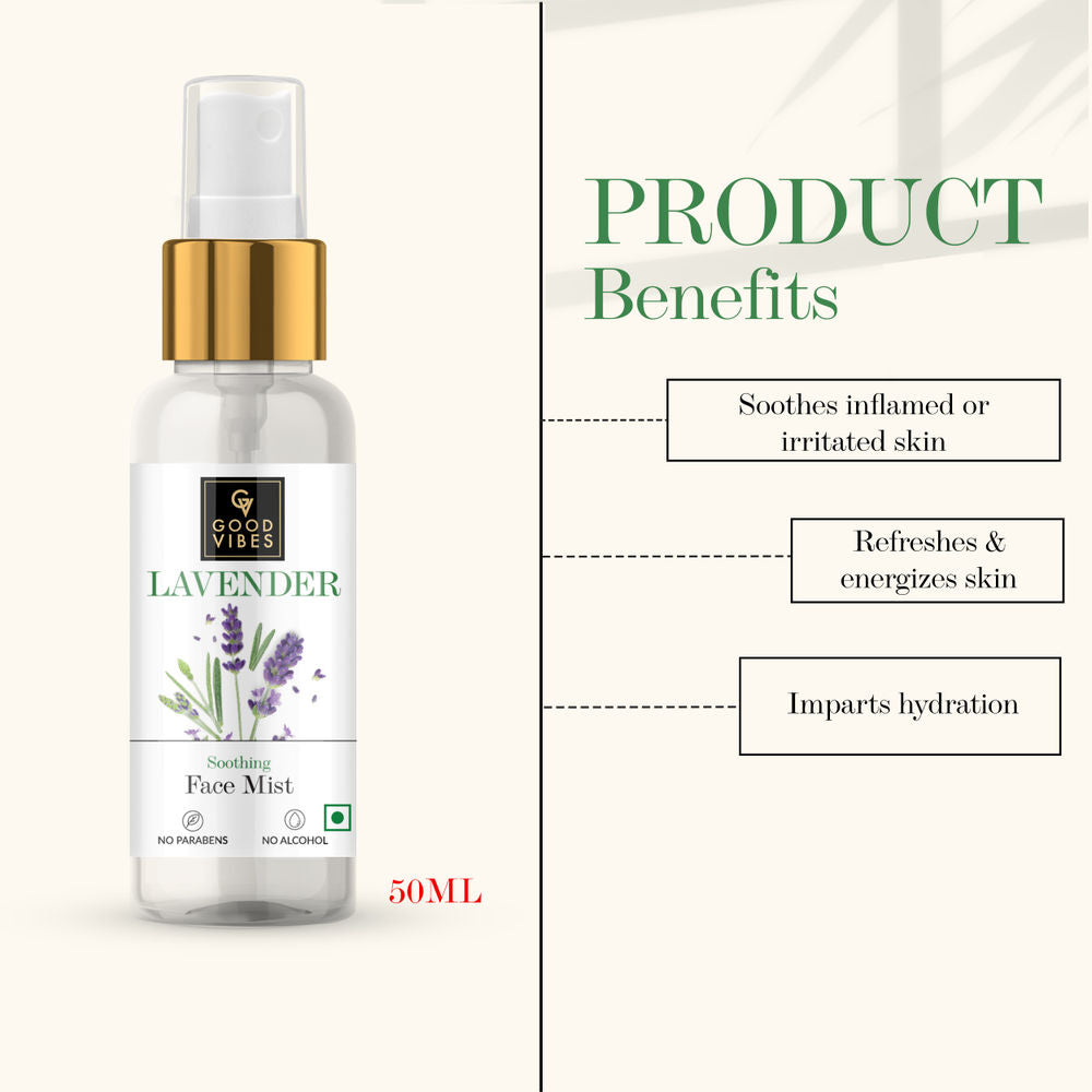 Good Vibes Soothing Face Mist - Lavender | Grocsy
