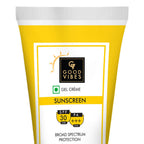 Good Vibes UVA & UVB Protection SPF 30 PA+++ Broad Spectrum Gel Creme | Grocsy