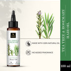 Good Vibes Tea Tree & Rosemary Anti Dandruff Hair Oil | Grocsy