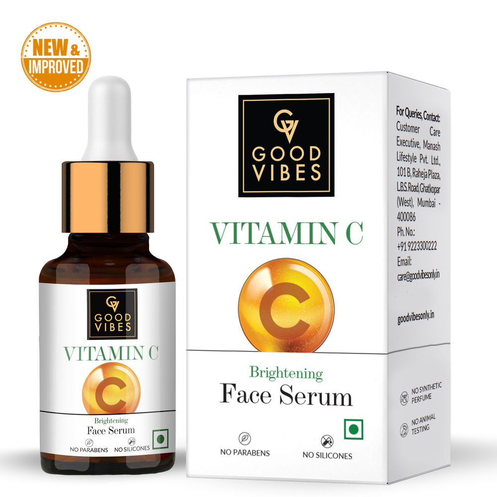 Good Vibes Vitamin C Brightening Face Serum | Grocsy