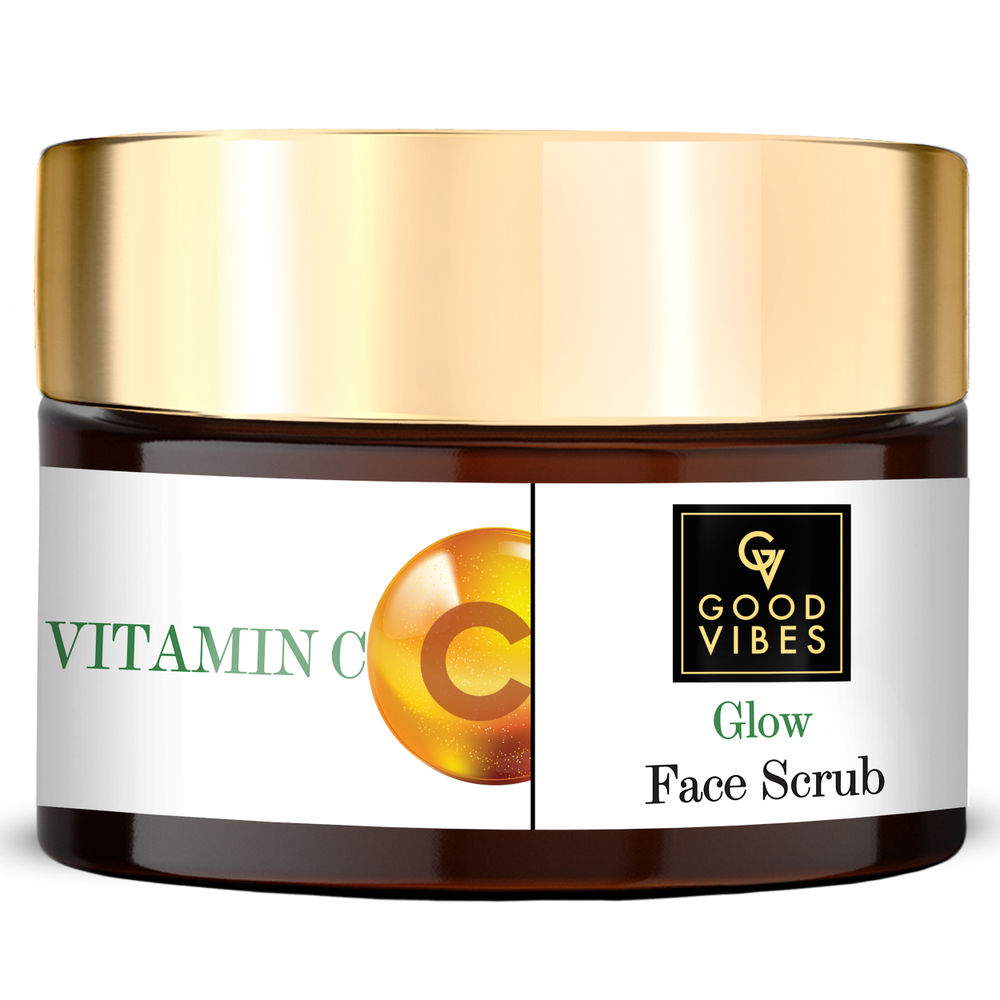 Good Vibes Vitamin C Glow Face Scrub | Grocsy