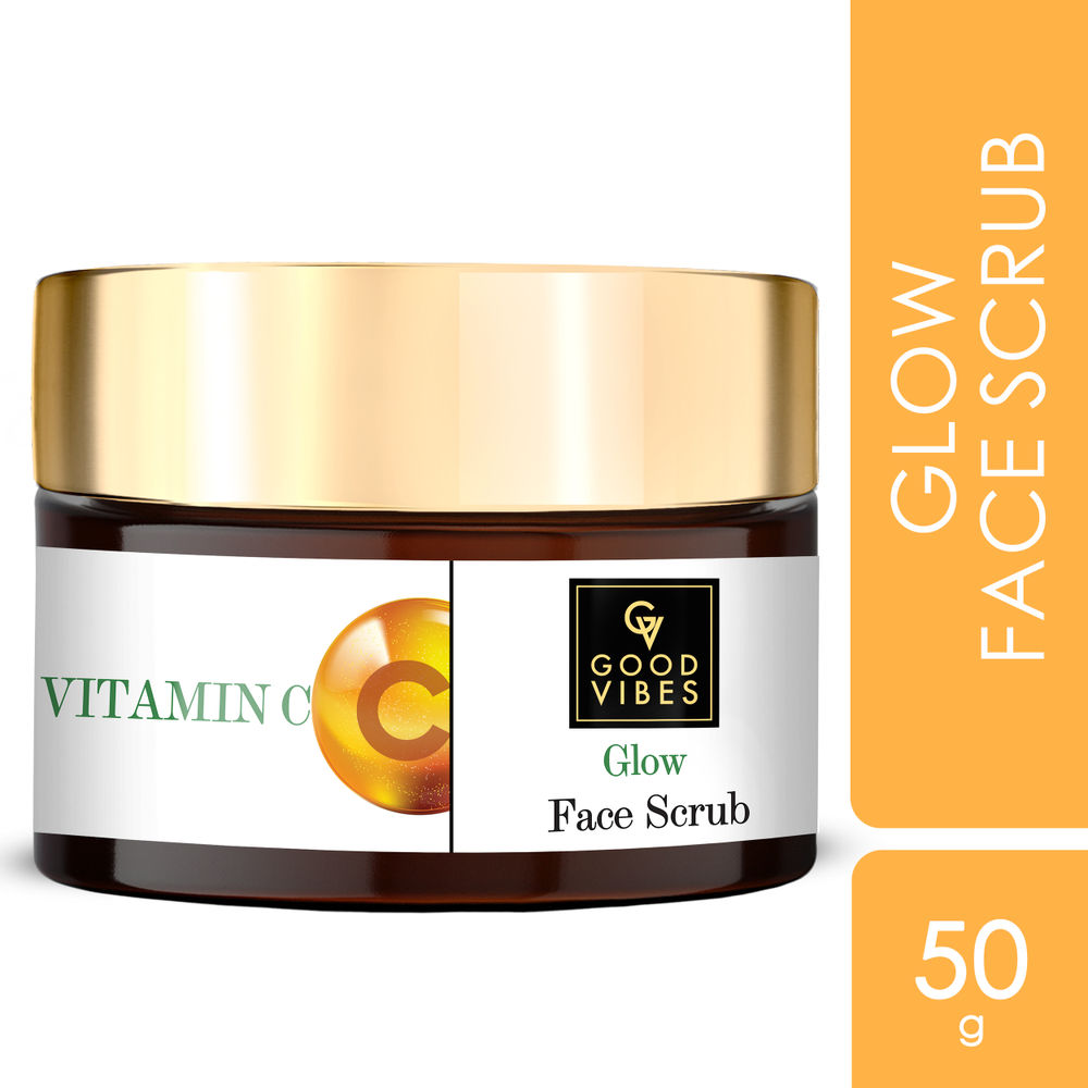 Good Vibes Vitamin C Glow Face Scrub | Grocsy