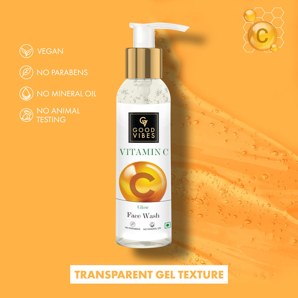 Good Vibes Vitamin C Glow Face Wash | Grocsy